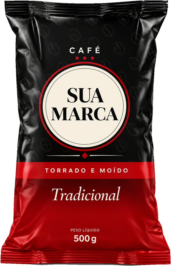 Embalagem Almofada com a marca do cliente